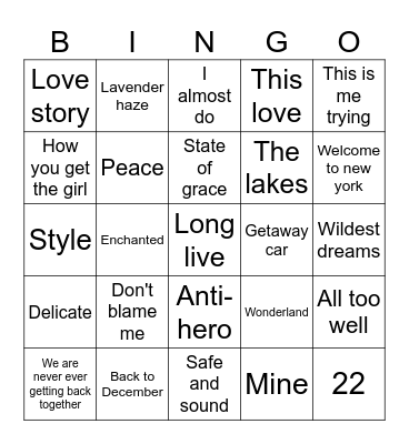 stillbugged Bingo Card