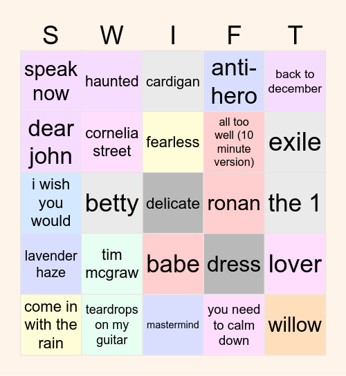 @atropabelledame Bingo Card