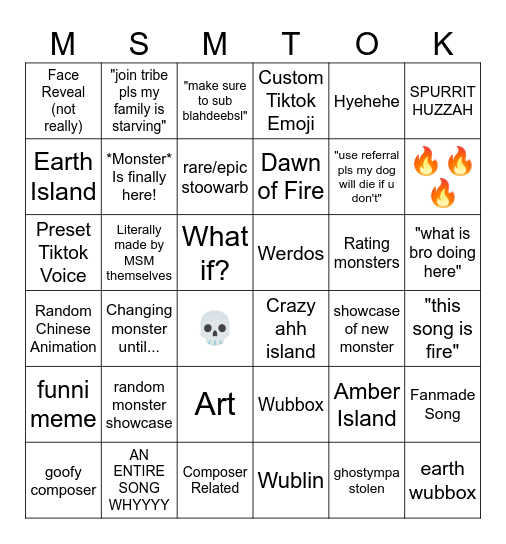 384l;x.s;fpj Bingo Card