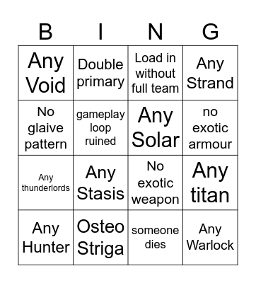 Wellspring Bingo Card