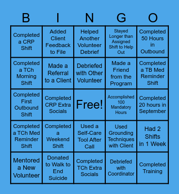 EN Outbound Bingo Card