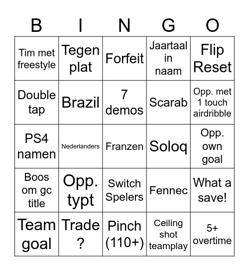 Cool Bingo Card