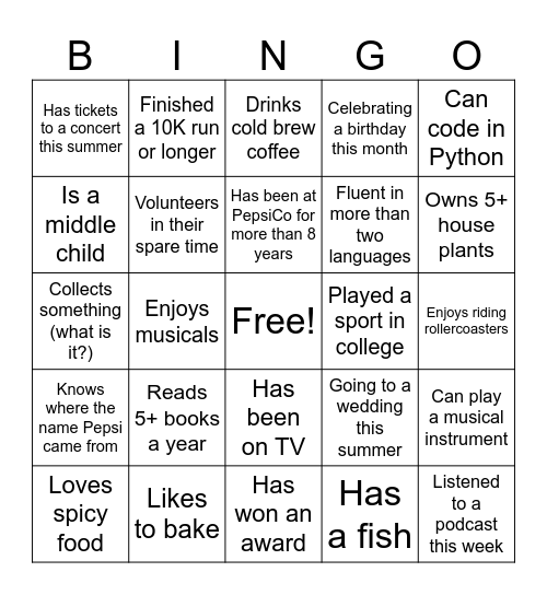 S&T/FEI Q3 Bingo Card