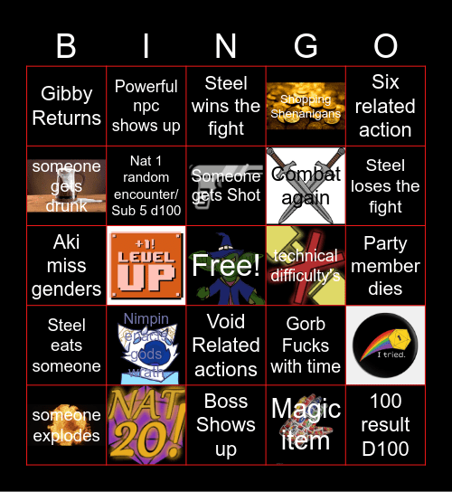 Secrets of the ice session 8 Bingo Card