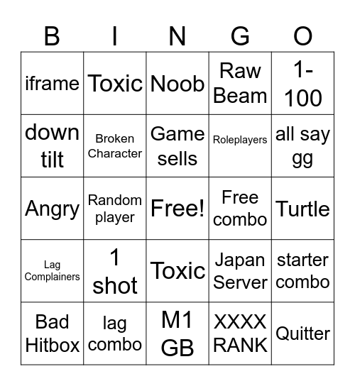 aba Bingo Card