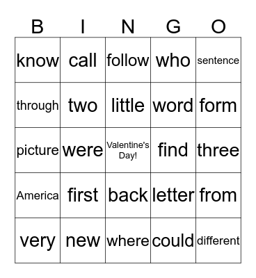 Happy Valentine's Day, Aasin, Mason, & Seth Bingo Card