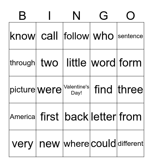 Happy Valentine's Day, Aasin, Mason, & Seth Bingo Card