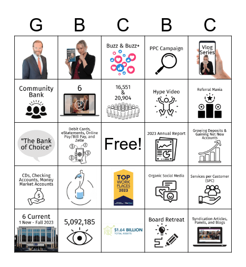 GBC Bingo Card