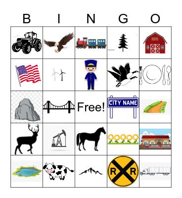 Train bingo Card