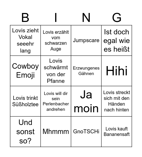 Lovis Simon Biehler Bingo Card