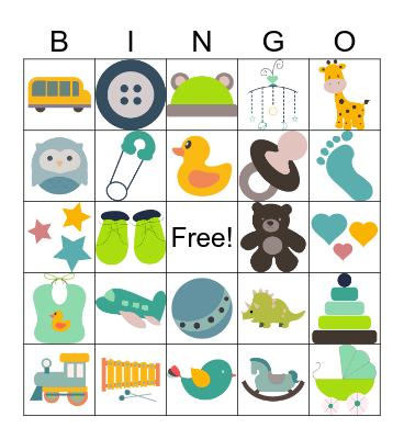Baby Mario Bingo Card