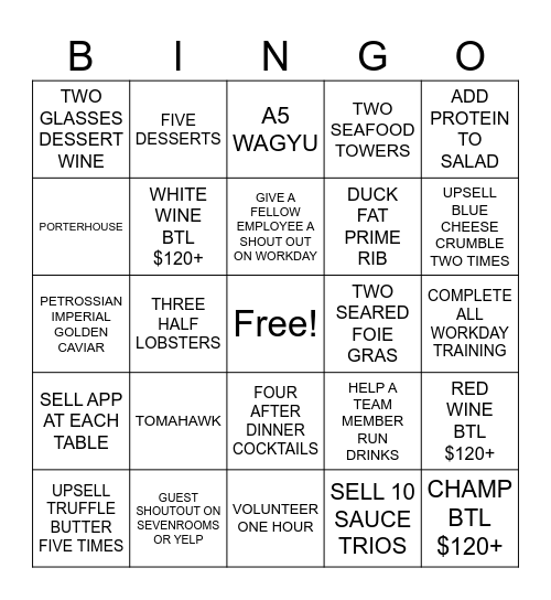 STRIPSTEAK BINGO 8.14-8.20 Bingo Card