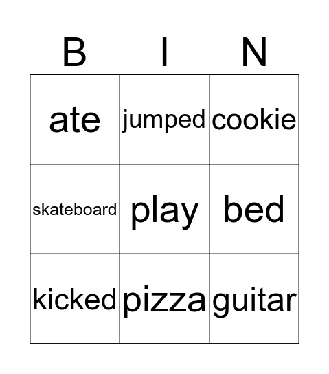 No, Tim! BINGO Card