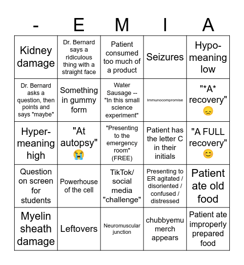 chubbyemu Bingo Card