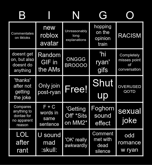 Aimee BINGO!!!!!!!!!!!!!!! Bingo Card
