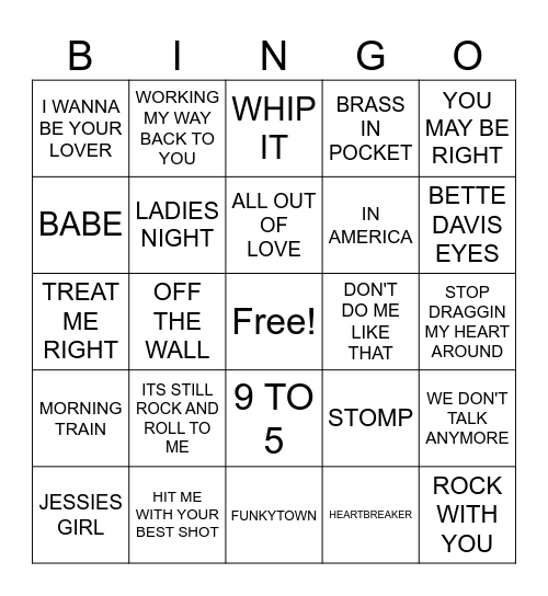 # 1- 80-81 Bingo Card