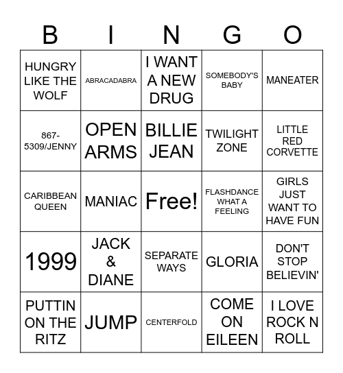 #2-  82-84 Bingo Card