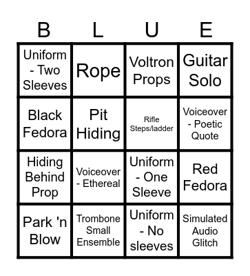 Friends of DCI Bingo Card