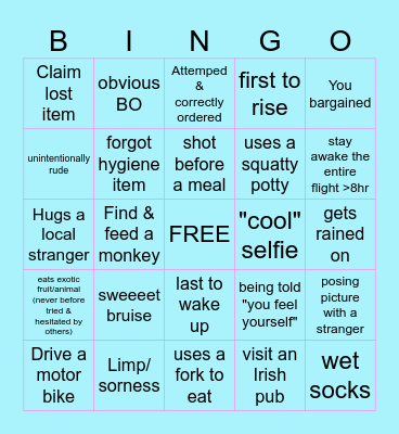 Việt BINGO Card