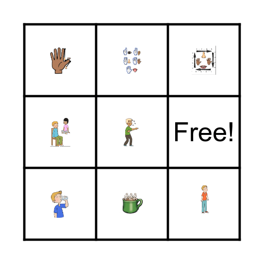 RELAXATION BINGO Card