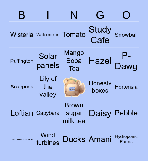 Loftia Bingo! Bingo Card