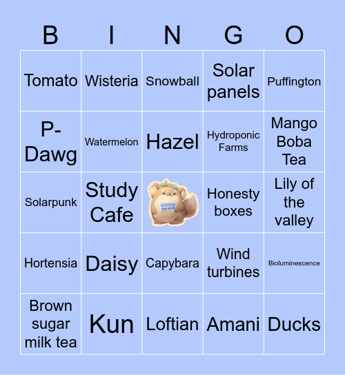 Loftia Bingo! Bingo Card