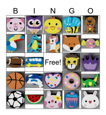 BINGO BONGO Bingo Card