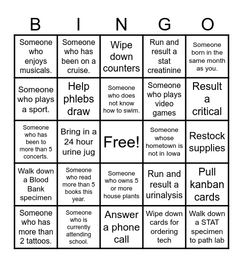 3rd Tech Bingo Card