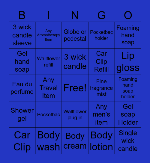 Bingo Day 1 Bingo Card
