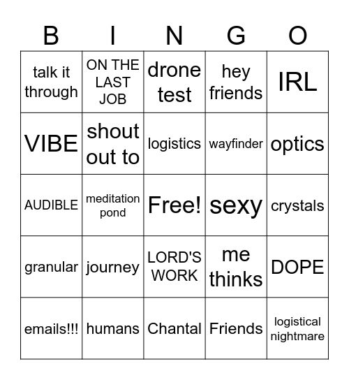 corporate airless dungeon Bingo Card