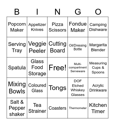 JOTT Market Bingo! Bingo Card