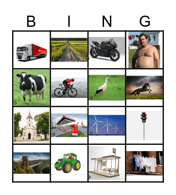 Travel Bingo Polish edition Bingo Card