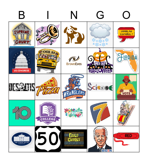 Civics Edition: Getting to Know You Bingo Card