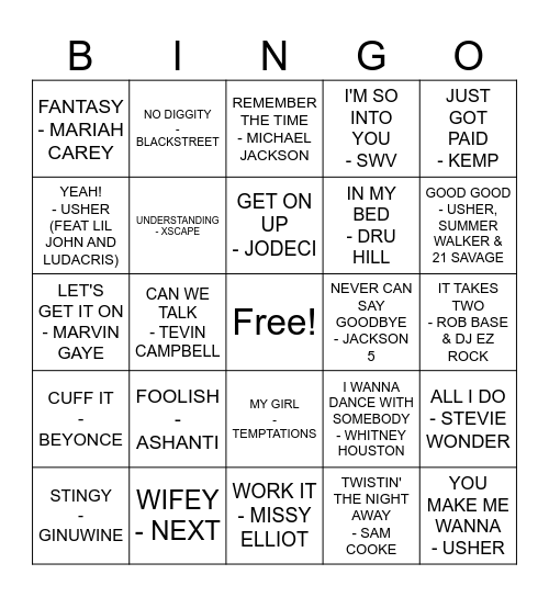 BEATS & BINGO Card