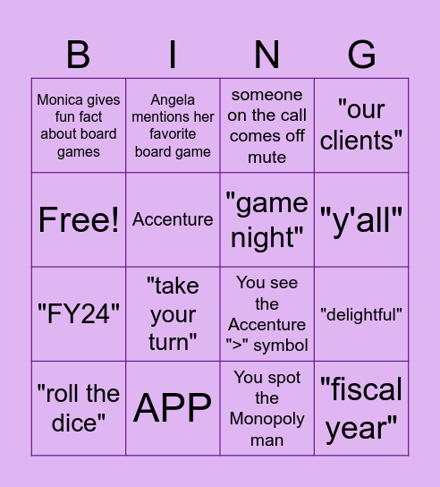 All Hands 2023 Bingo Card
