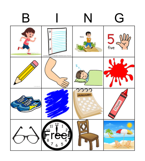 Spanish Bingo Card