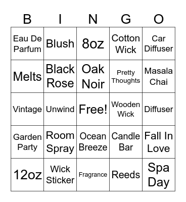 CAMONI Bingo Card