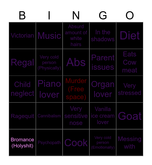 Strahdt counter Bingo Card