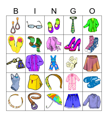 I have got .... Bingo Card