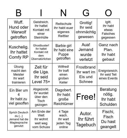 Ashborn Bingo 3 Bingo Card