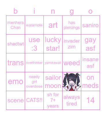 nekos bingo! Bingo Card
