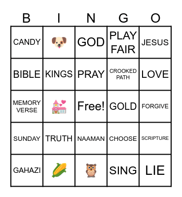 BE TRUTHFUL Bingo Card