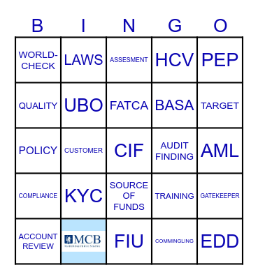 EDDU Bingo Card