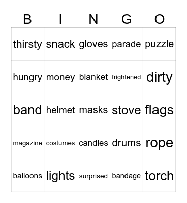 KIDS' DAY BINGO Card