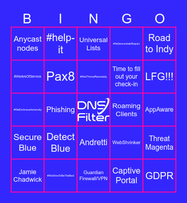 DNSFilter BINGO!!! Bingo Card