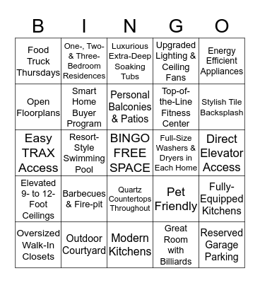 Fairbourne Station Bingo Card