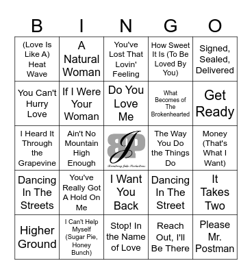 MOTOWN FAMILY Bingo Card