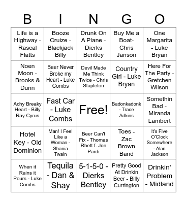 HOPPY HOEDOWN Bingo Card