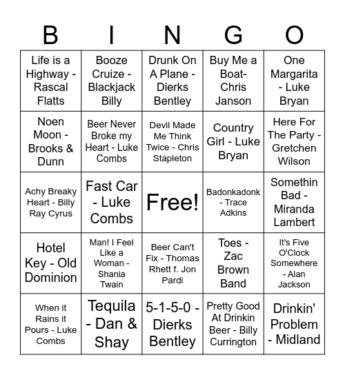 HOPPY HOEDOWN Bingo Card