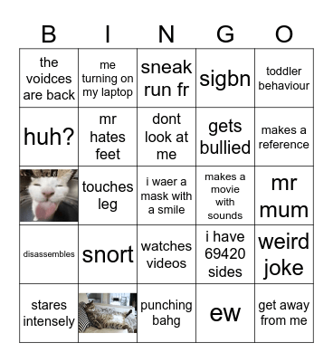 green gremlin baby Bingo Card